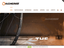 Tablet Screenshot of alchemistbikes.com